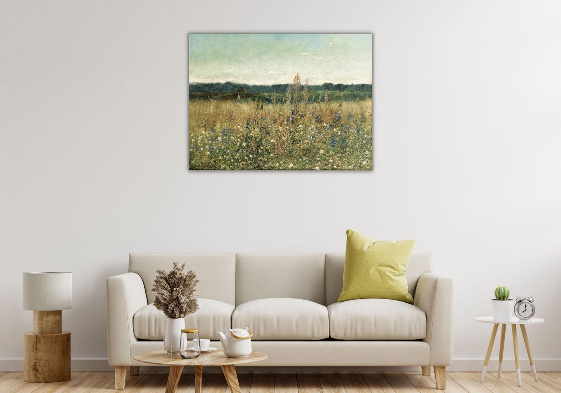 Claude Monet Wildflower Field Summer Meadow Impressionist Bloom Poster - Image 3