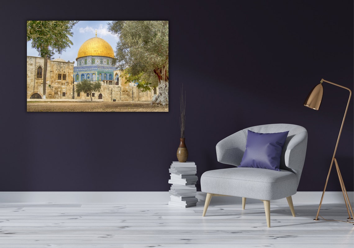Dome of the Rock Golden Dome Jerusalem Old City Landmark Poster - Image 3
