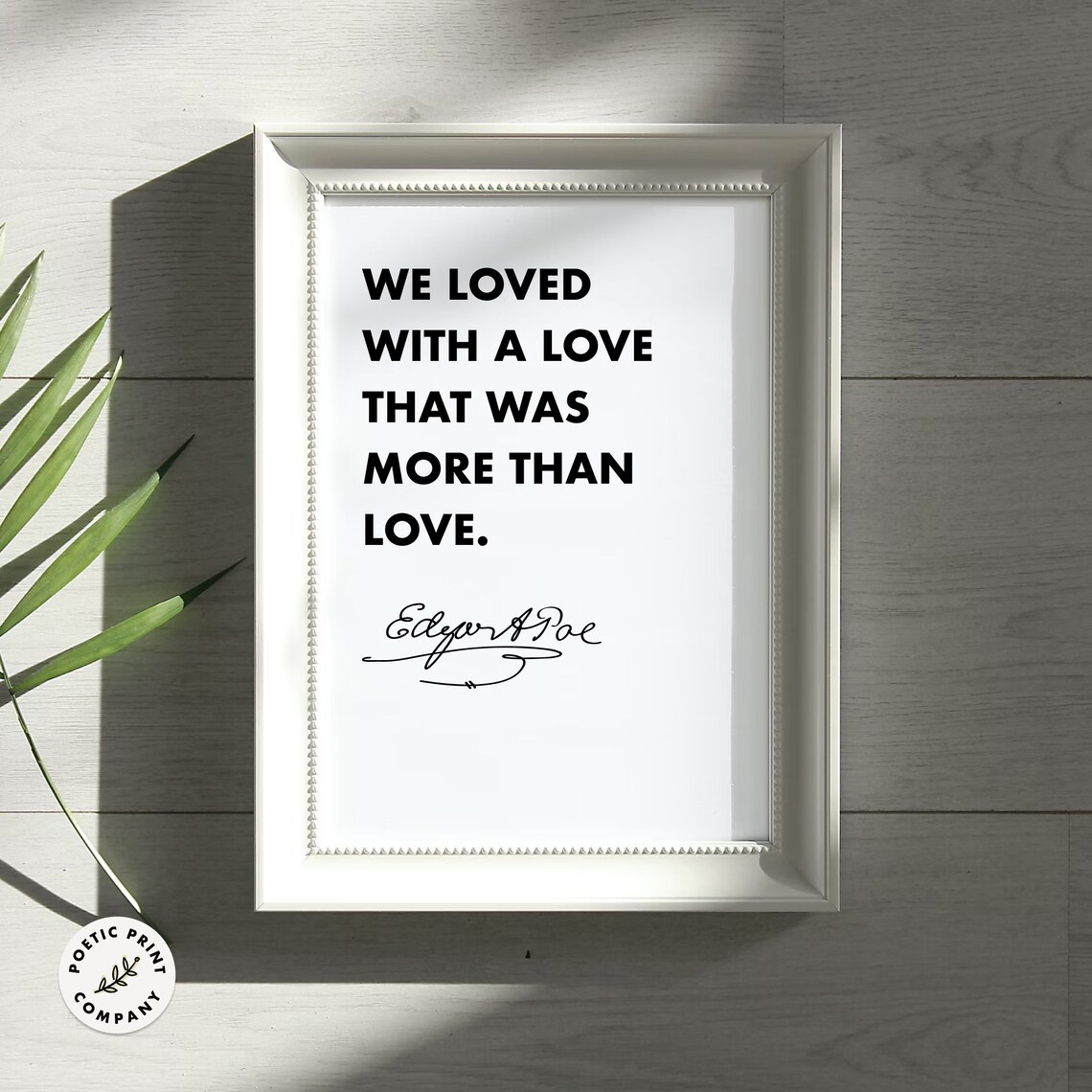 Edgar Allan Poe Quote Art Print, Book Lover Decor - Image 5