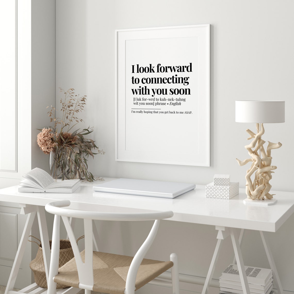 I Look Forward to Connecting With You Soon Funny Email Humor Poster - Image 3