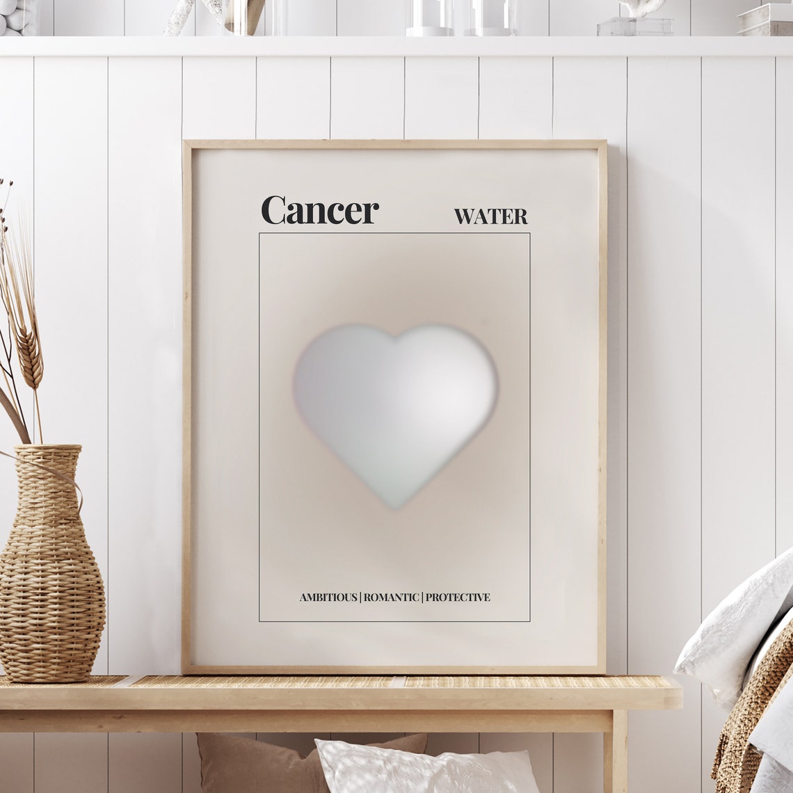 Zodiac Sign Cancer Aura Poster Quote Inspirational Quote Motivational Quote Quote Print Poster Print Wall Art Quote 1