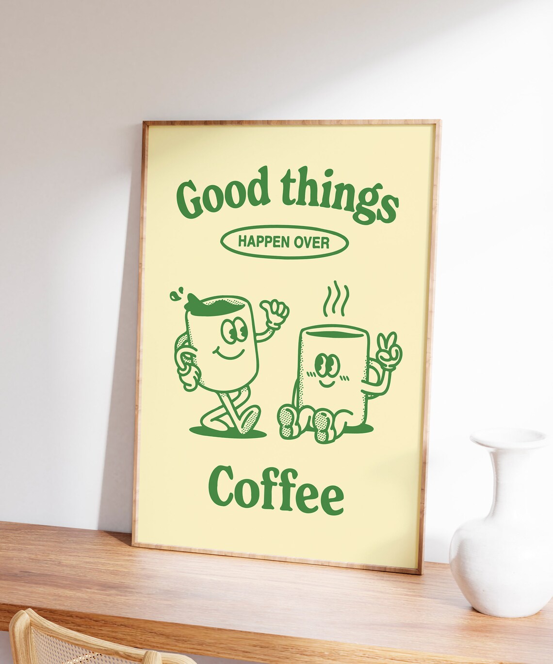 Retro Coffee Poster, Aesthetic Kitchen Decor - Image 7