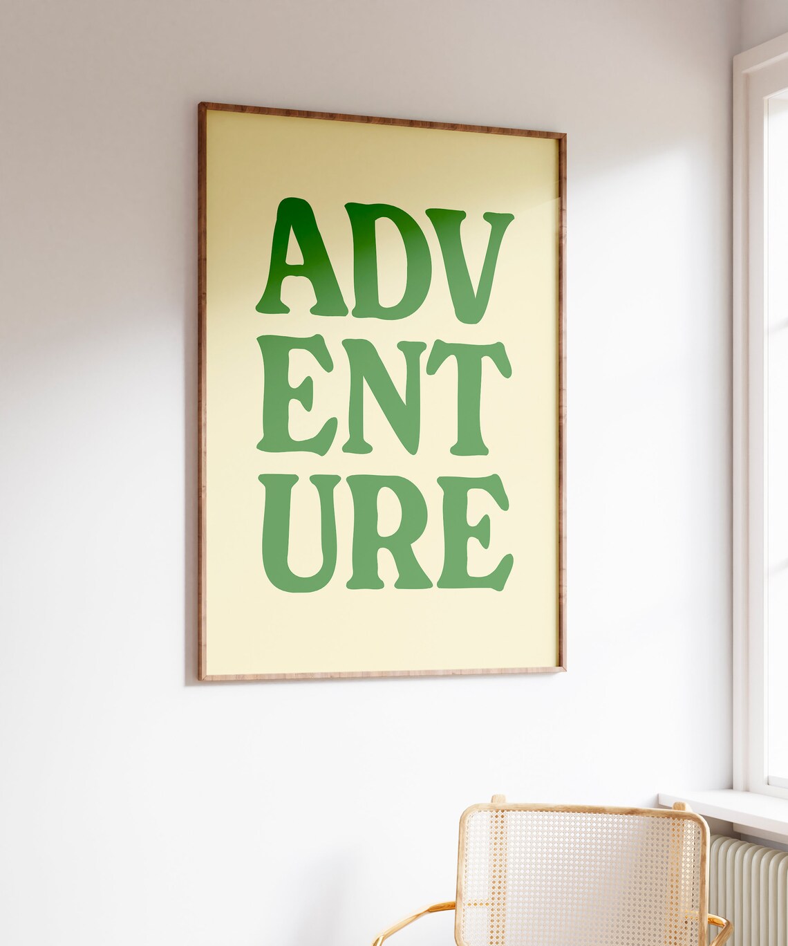 Adventure Print Quote Wall Art Motivational Print Travel Print Word Wall Art Retro Typography Print Travel Gift Travel Quote Print - Image 4