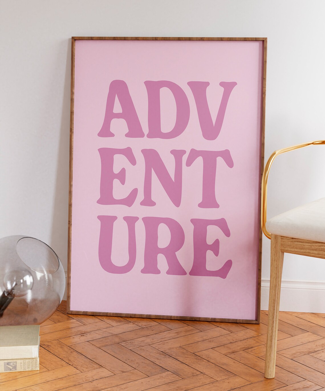 Adventure Quote Retro Typography Art Print - Image 5