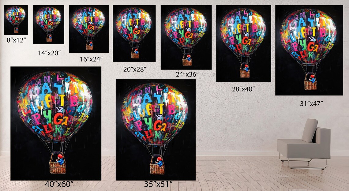 Woman With White Umbrella Rainy Night City Lights Painting Wall Art - Image 3