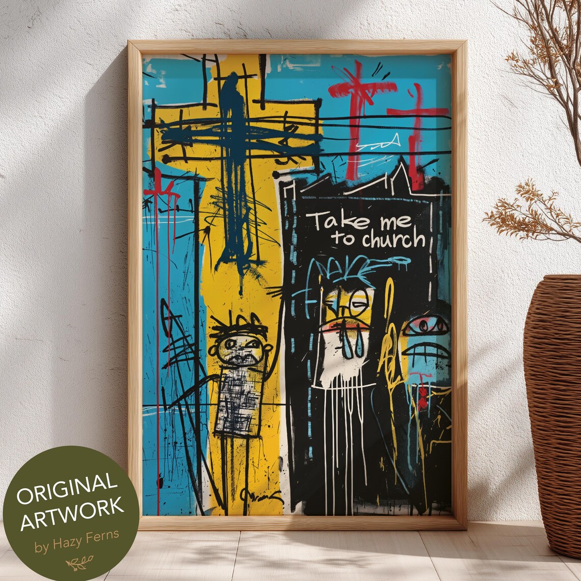 Take Me To Church Urban Graffiti Art Print