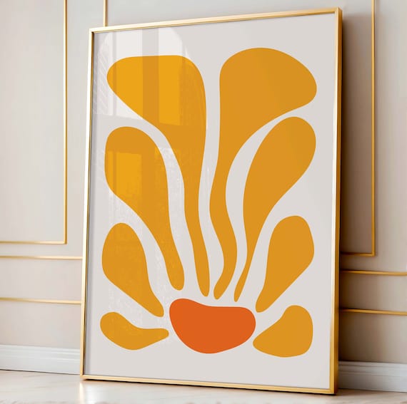 Flower Decor Exhibition Poster, Modern Abstract Floral