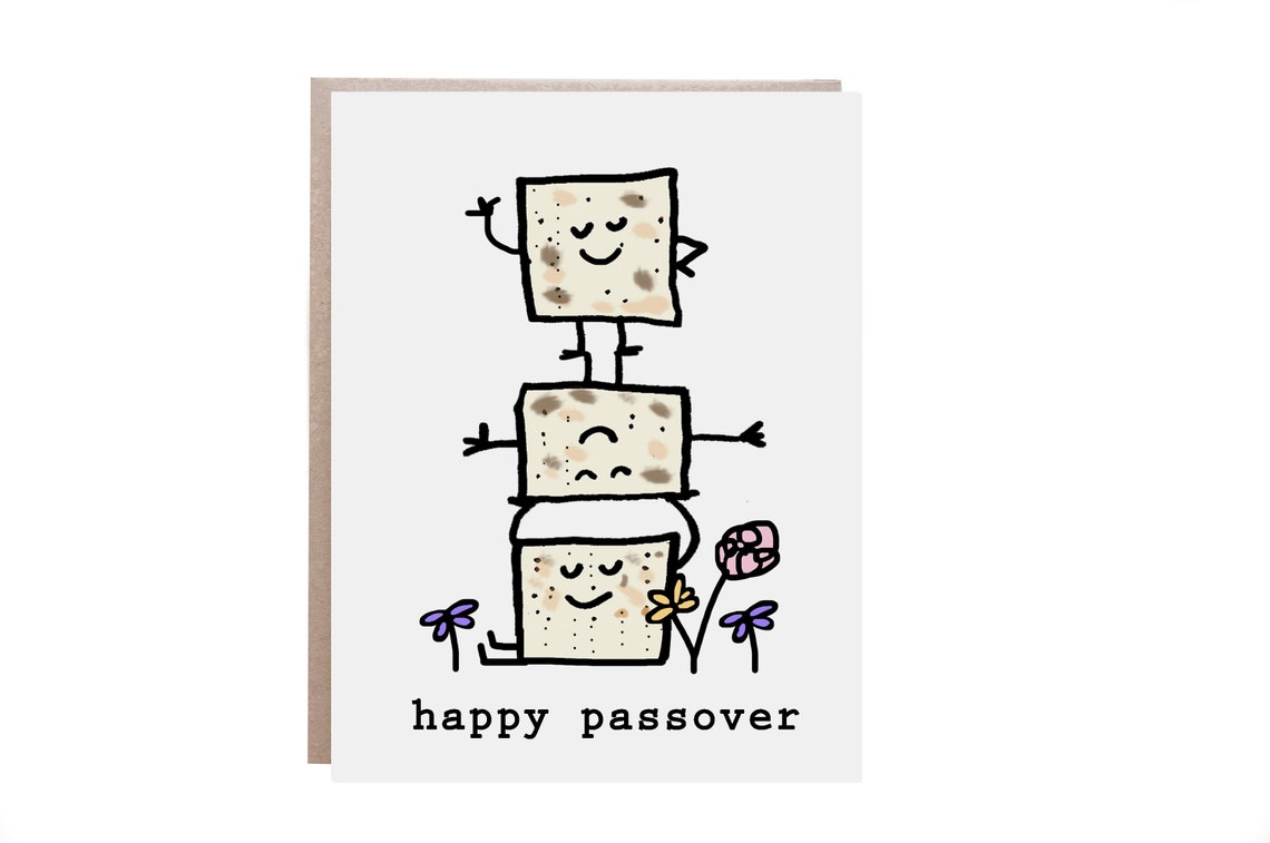 Happy Passover Matzoh Card
