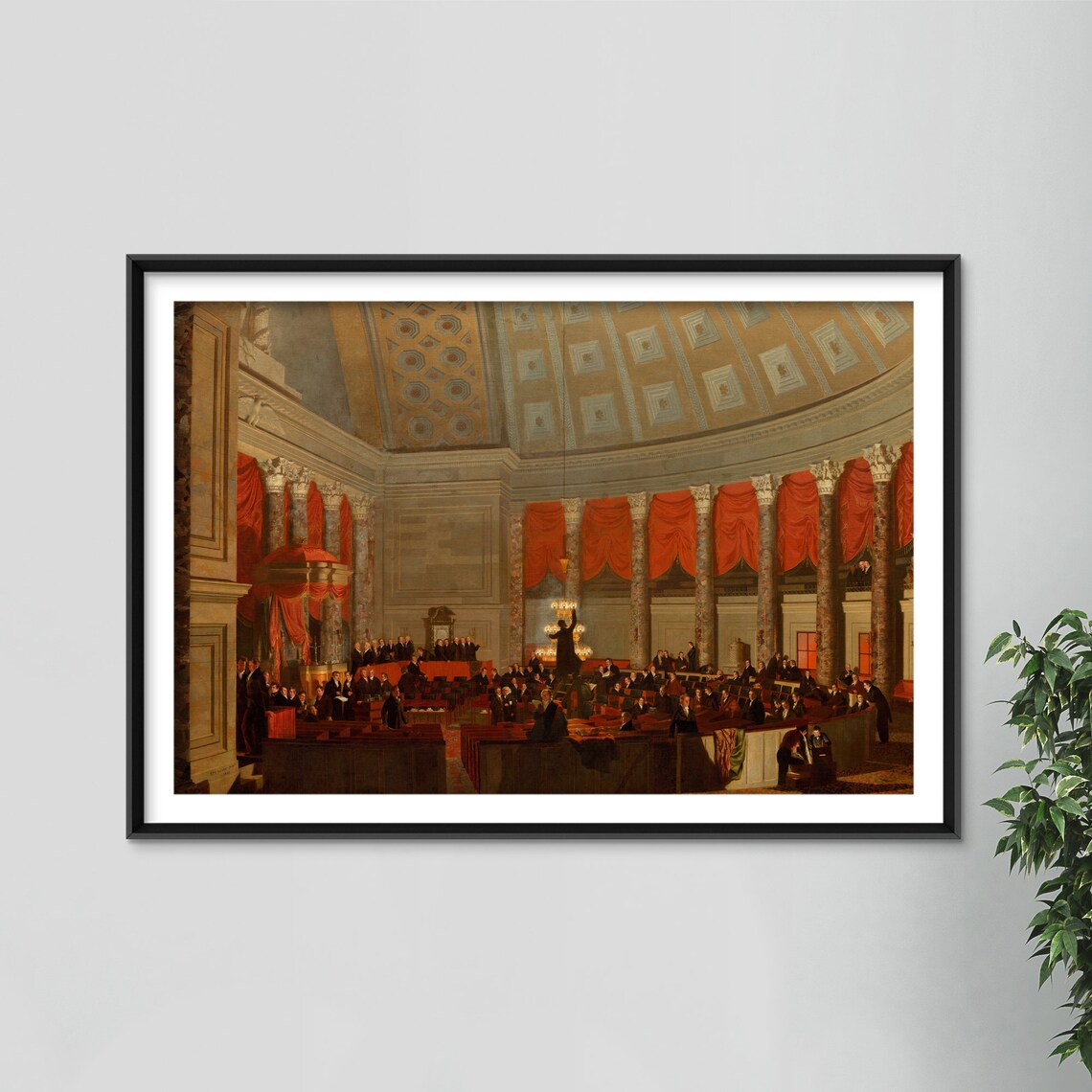 Samuel Morse House of Representatives 1822 Historic Painting Poster
