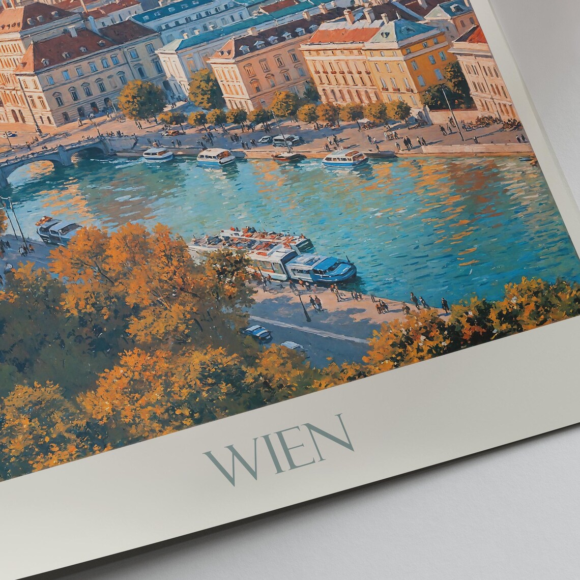 Vienna Travel Poster, Austria City Wall Art Print - Image 2