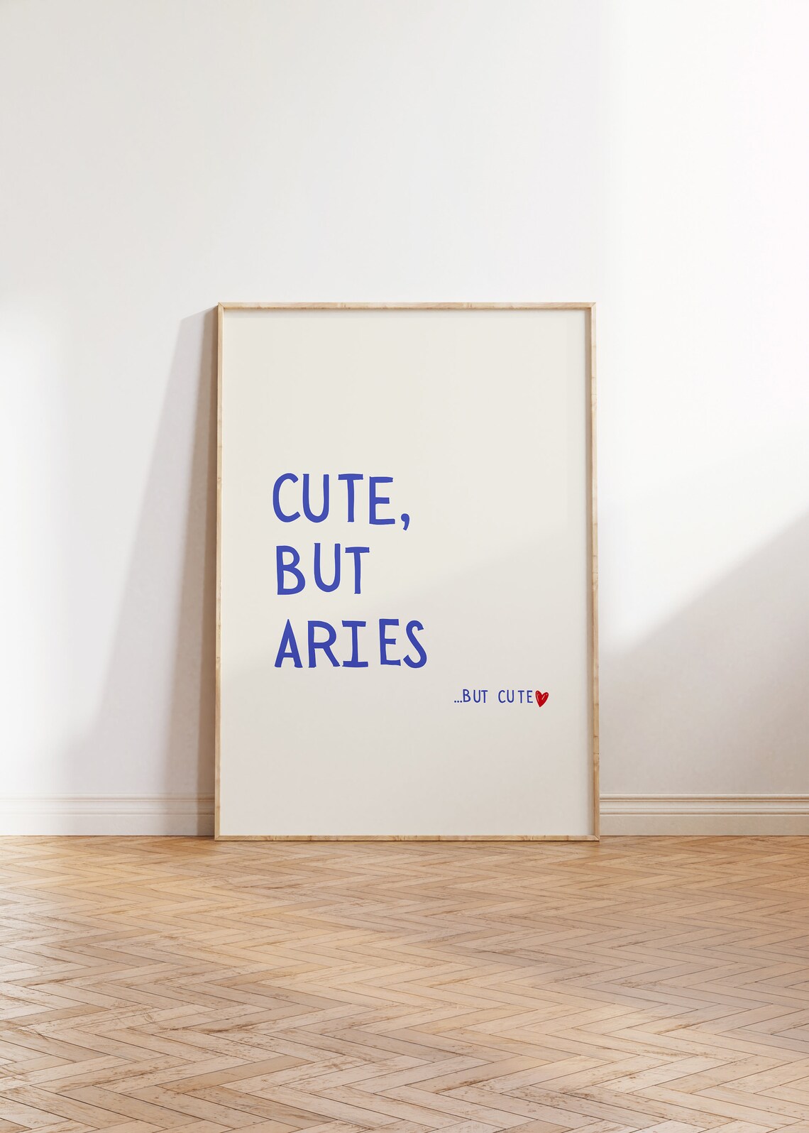 Cute But Aries Zodiac Sign Poster for Funny Dorm Room Wall Decor - Image 3