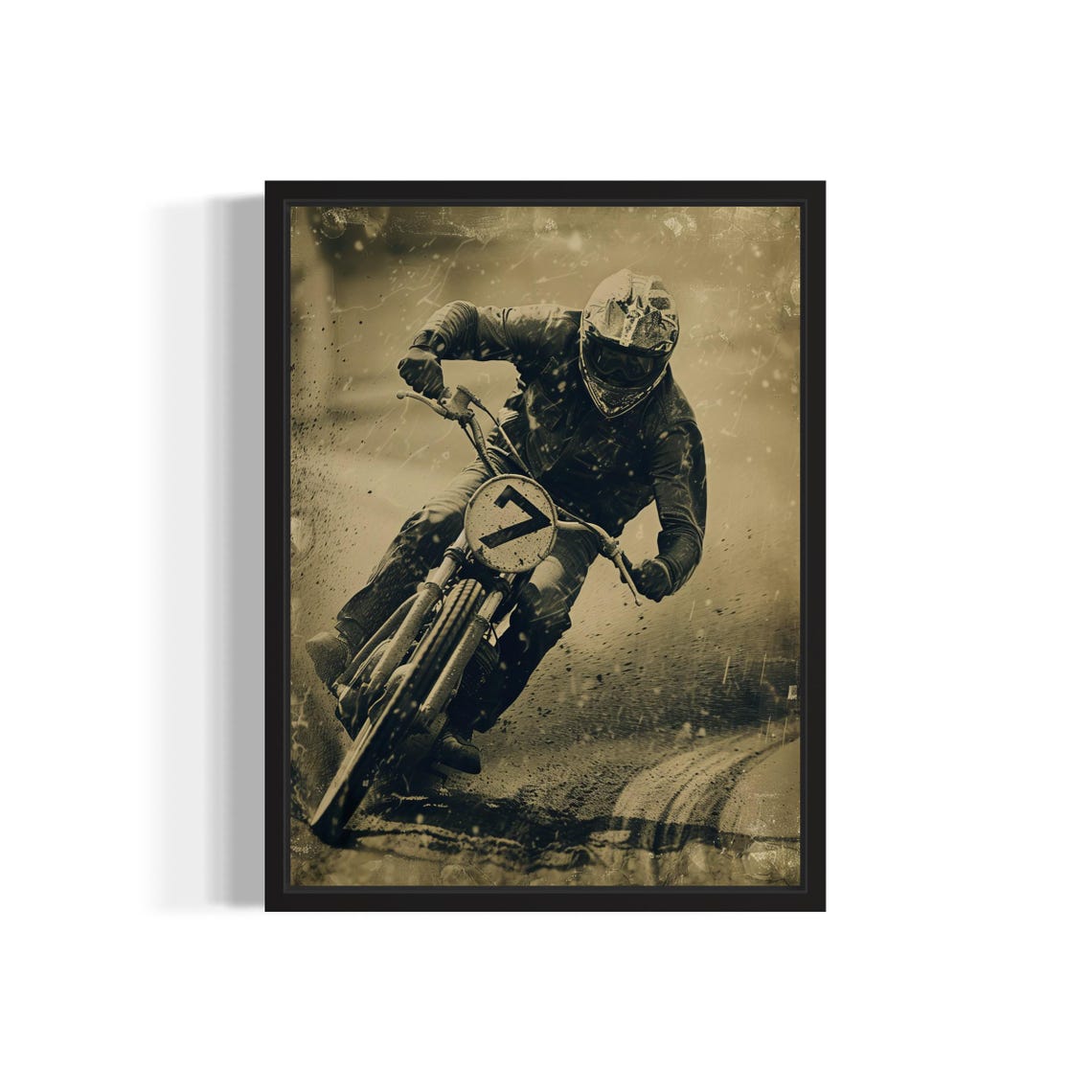 Speedway Poster Art Print Vintage Gothic Wall Art Painting Decor Photo