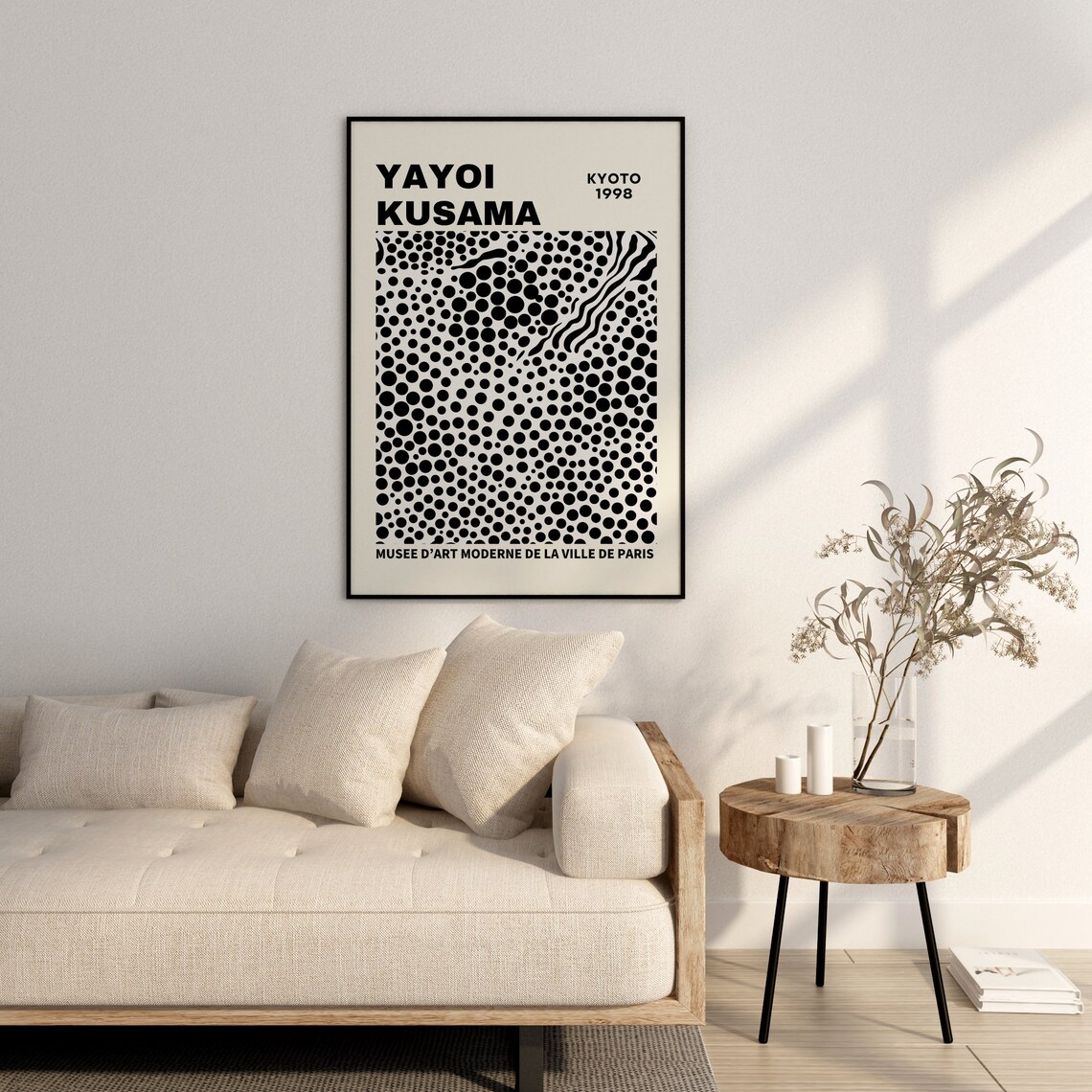 Yayoi Kusama Abstract Japanese Wall Art Poster - Image 2