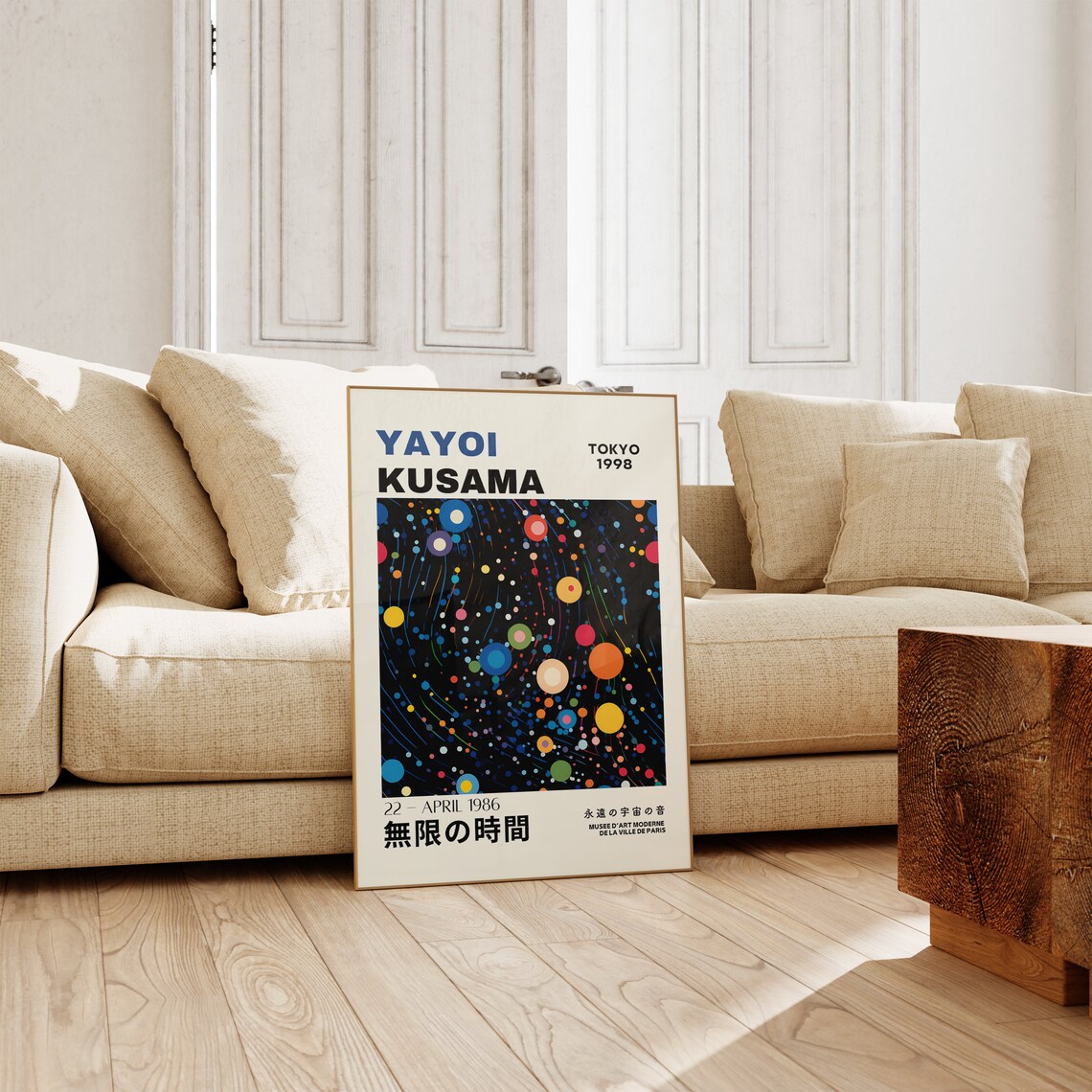 Yayoi Kusama Inspired Abstract Art Print - Image 4