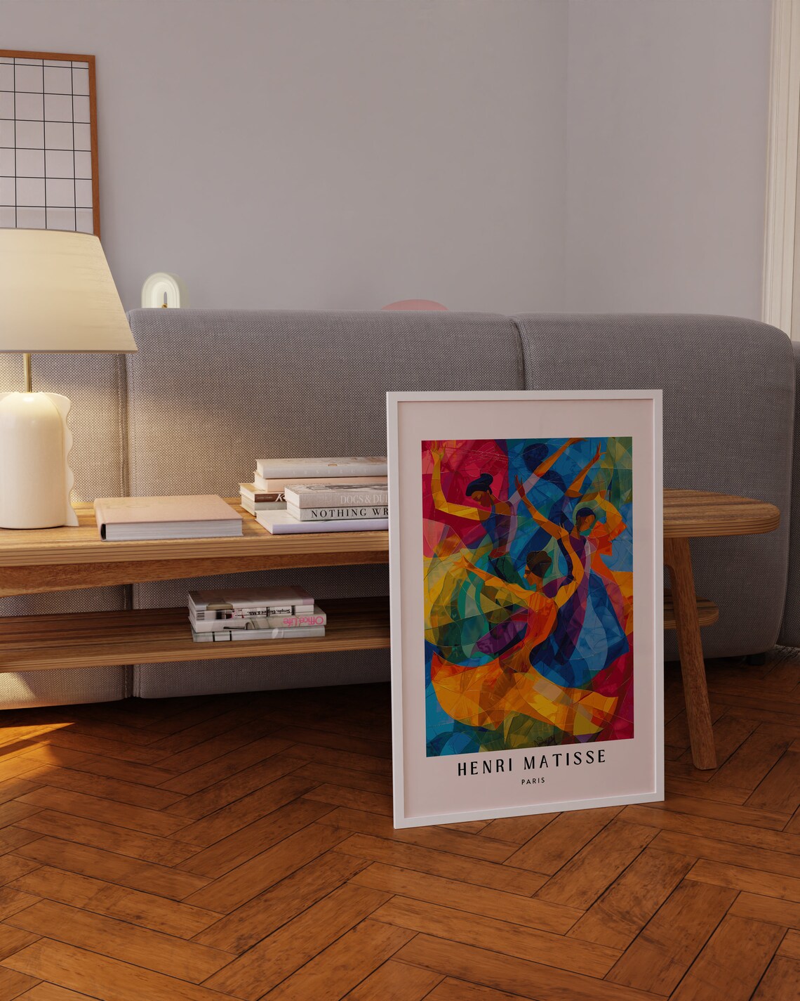 Henri Matisse Paris Mosaic Dancers Jewel Tone Modern Art Poster - Image 2