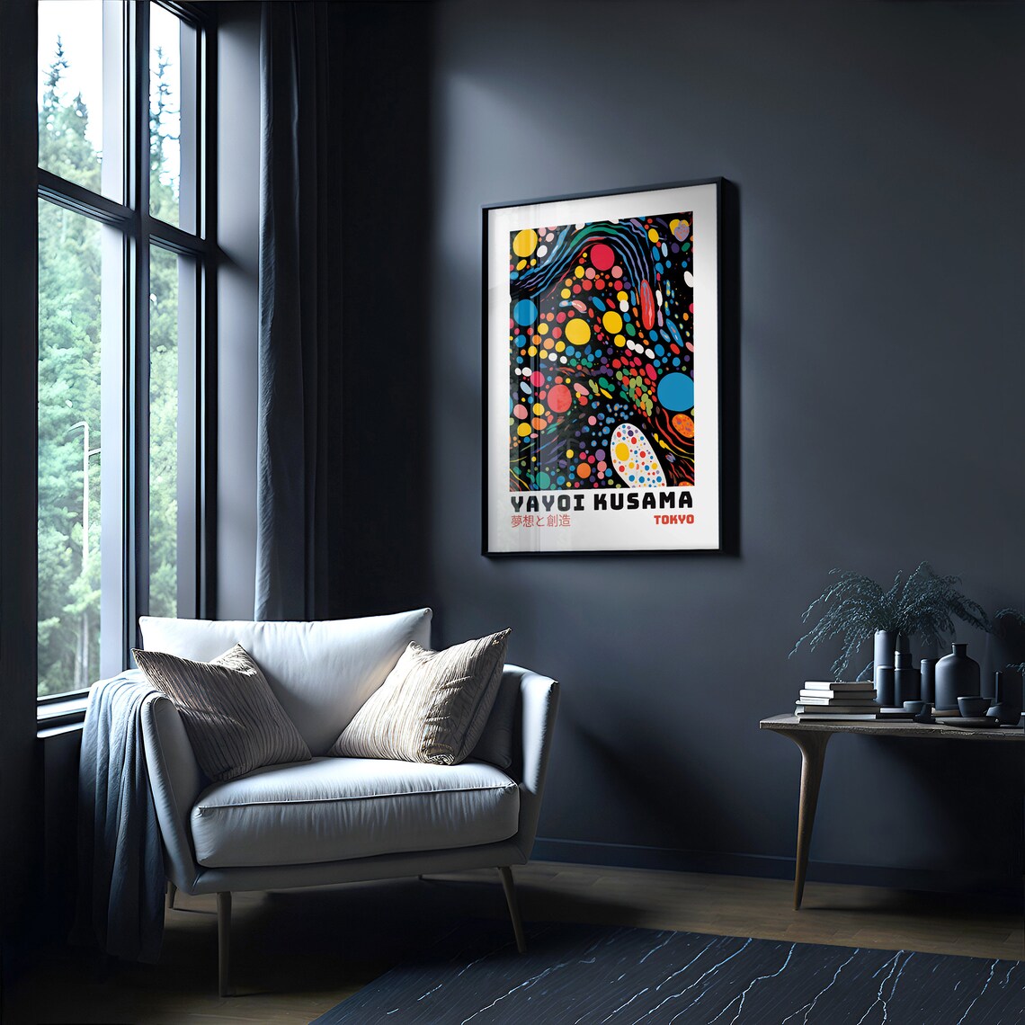 Yayoi Kusama Japanese Gallery Wall Art Poster - Image 3