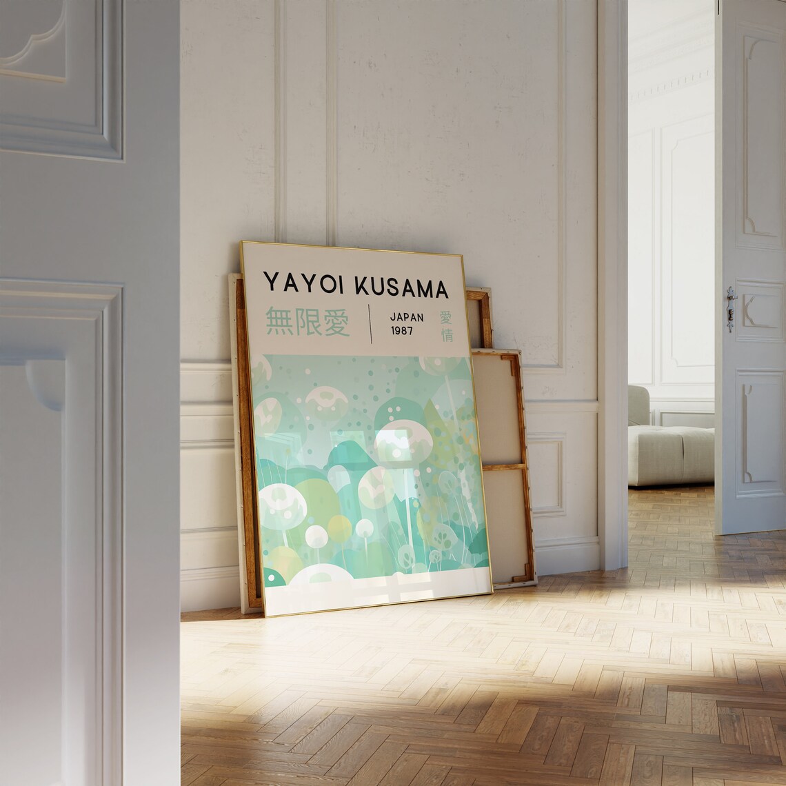 Yayoi Kusama-Inspired Japanese Wall Art, Poster Print - Image 2
