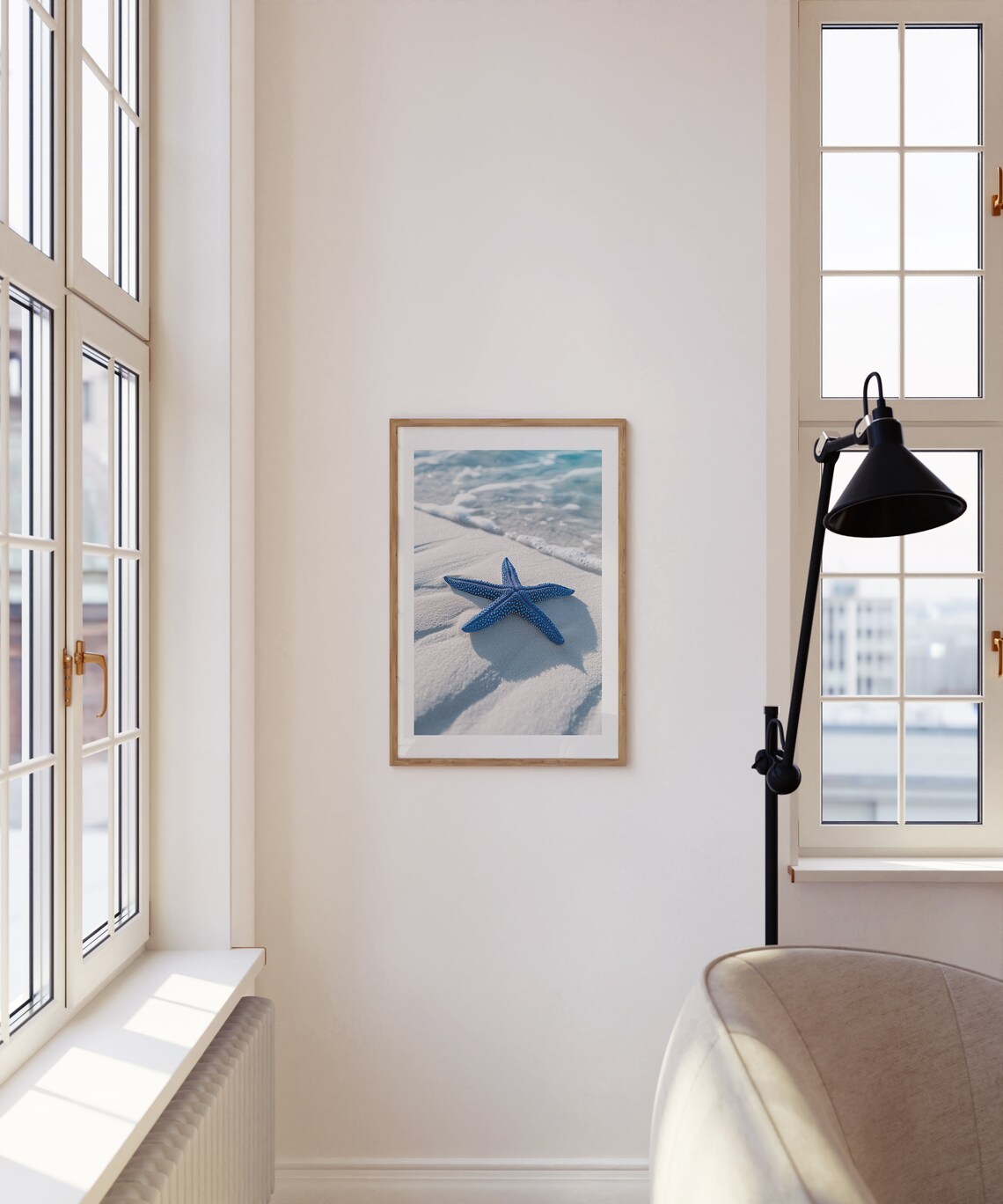 Starfish Sands Poster, Neutral Nautical Decor - Image 4