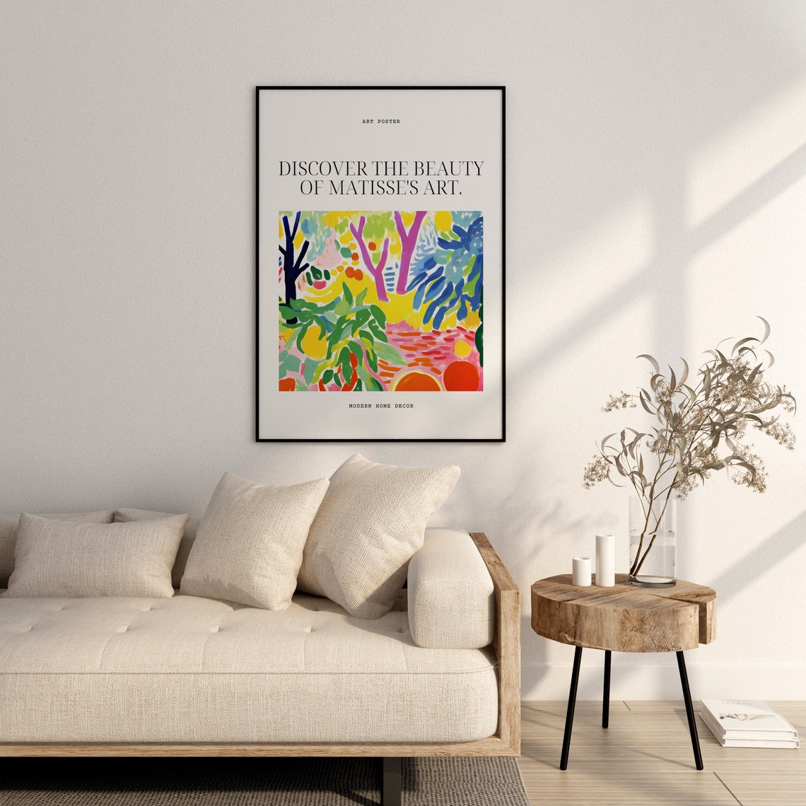 Henri Matisse Bright Yellow Garden Vibrant Landscape Fauvist Poster - Image 2