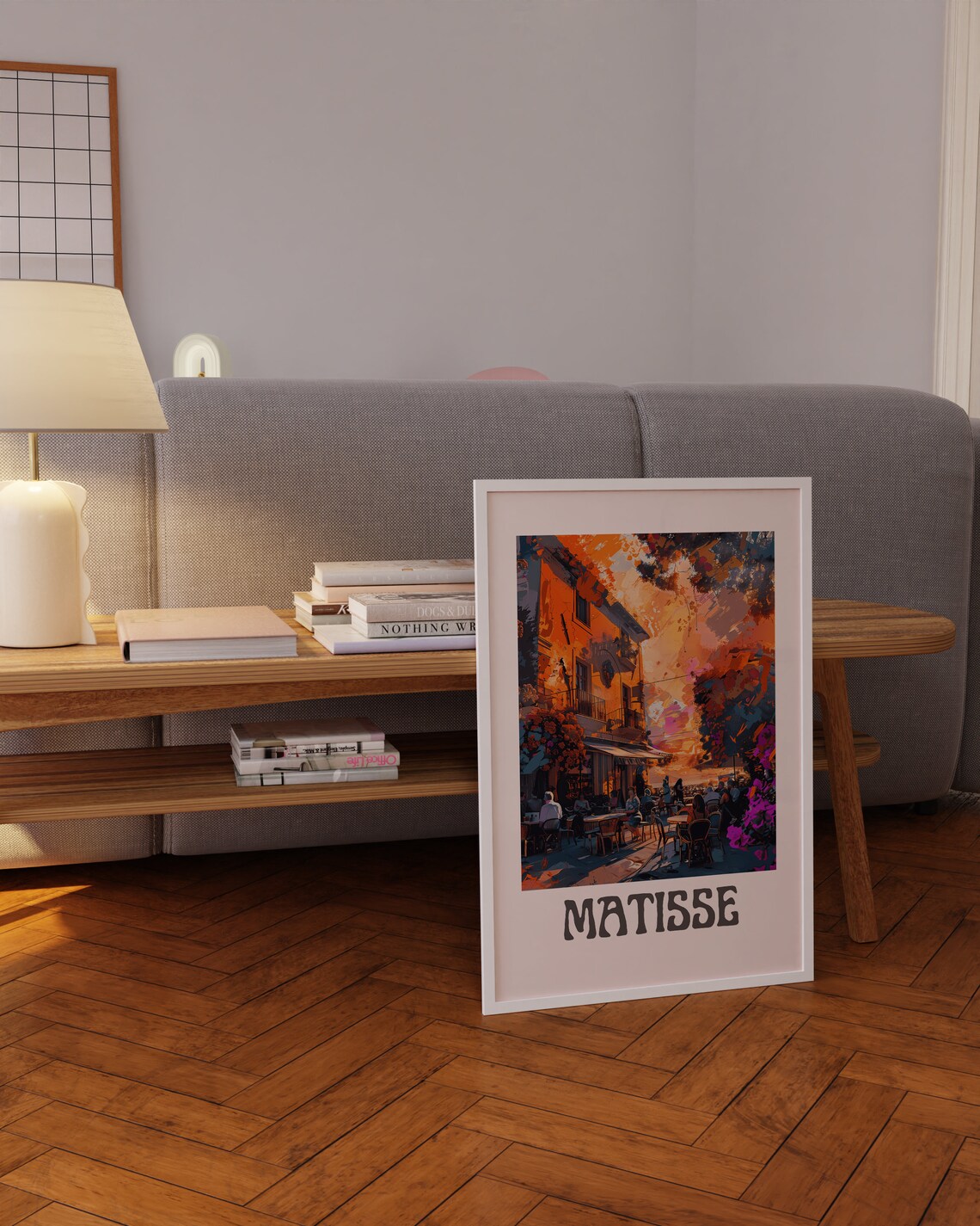 Henri Matisse Sunset Café Terrace European Bistro Scene Poster - Image 3