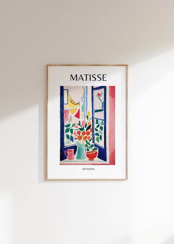 Henri Matisse Poster Minimalist Wall Art Matisse Mueseum Print Aesthetic Matisse Print For Modern Gallery Exhibition Art