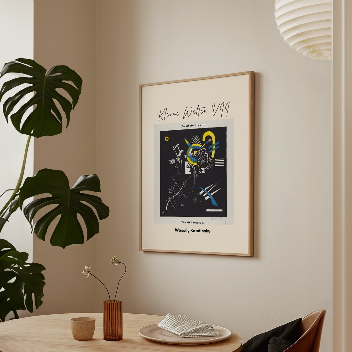 Wassily Kandinsky Kleine Welten VII Small Worlds Dark Art Poster - Image 2