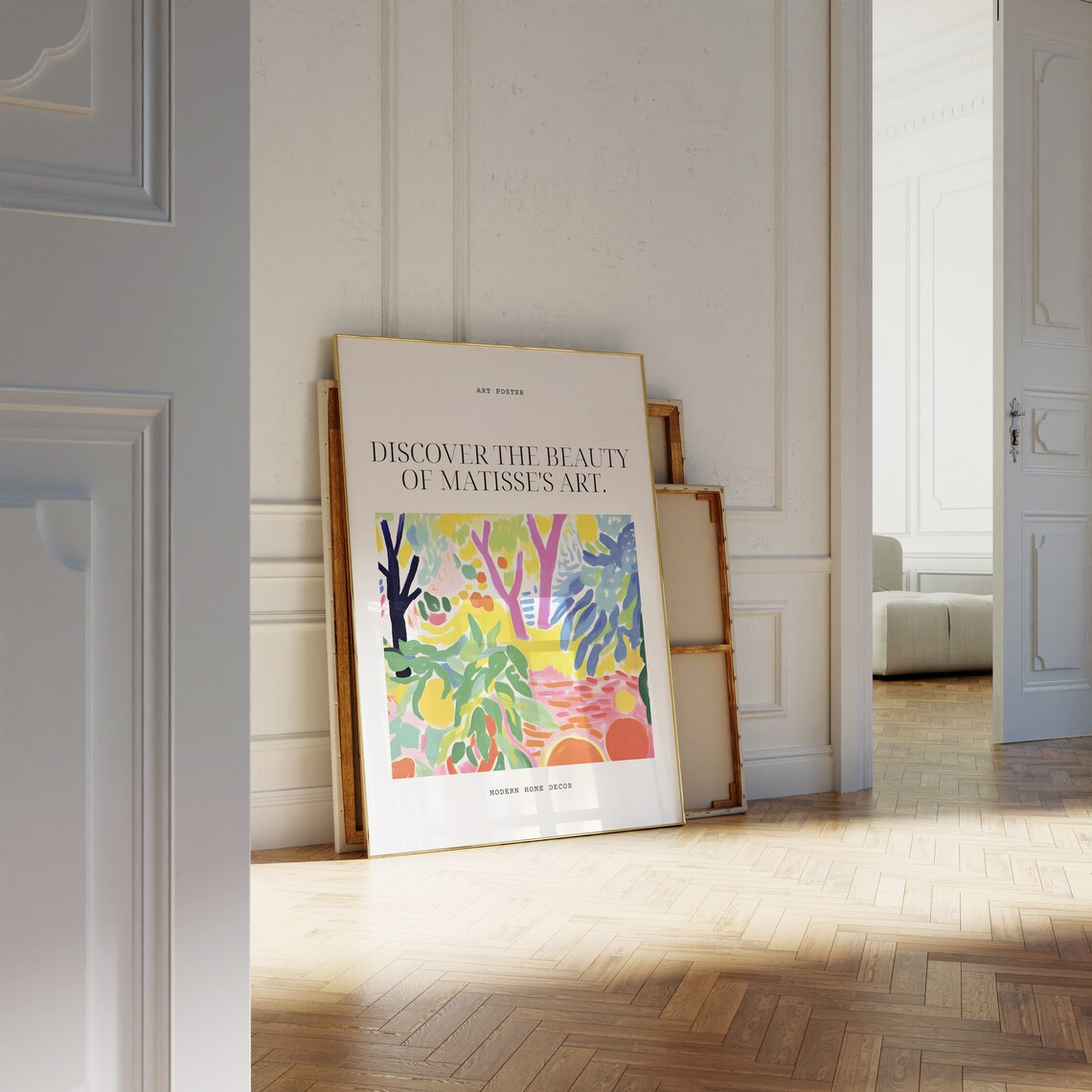 Henri Matisse Bright Yellow Garden Vibrant Landscape Fauvist Poster - Image 4