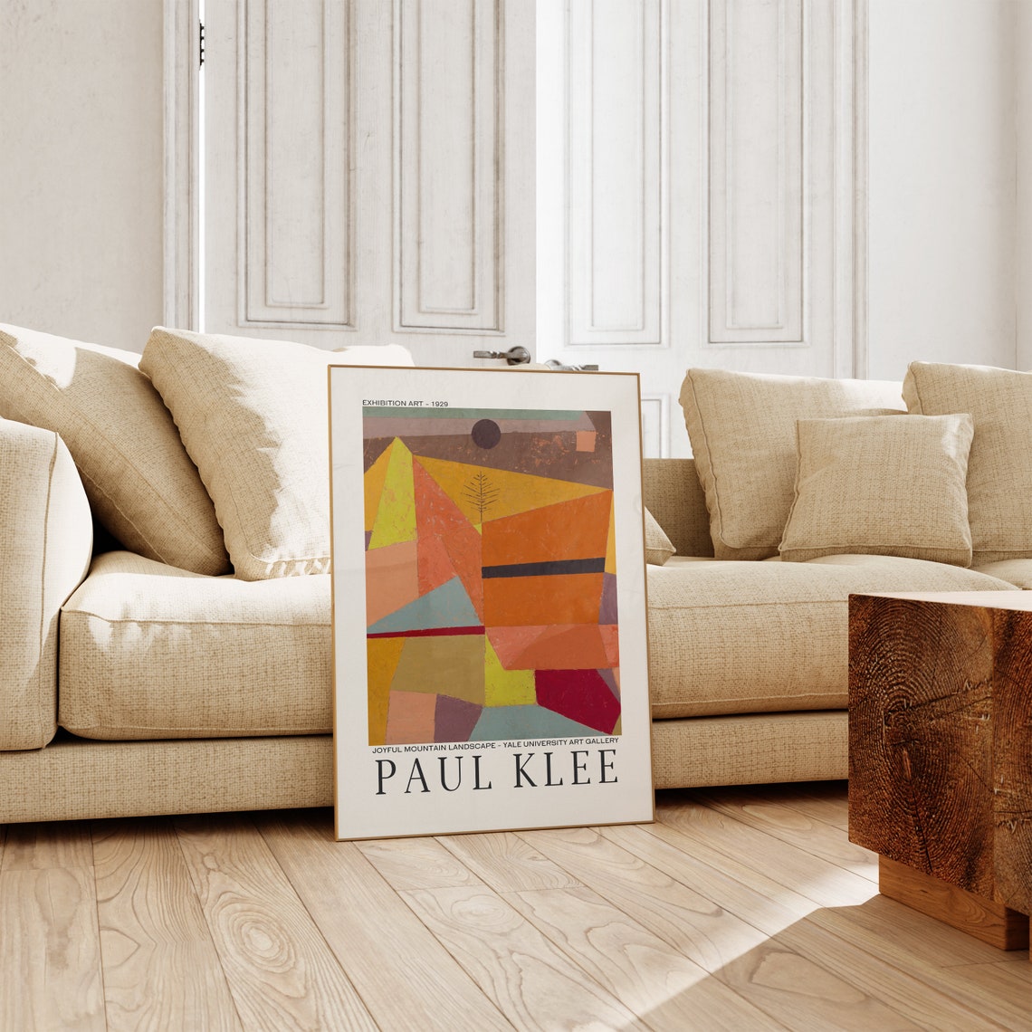 Paul Klee Joyful Mountain Landscape 1929 Geometric Abstract Poster - Image 3