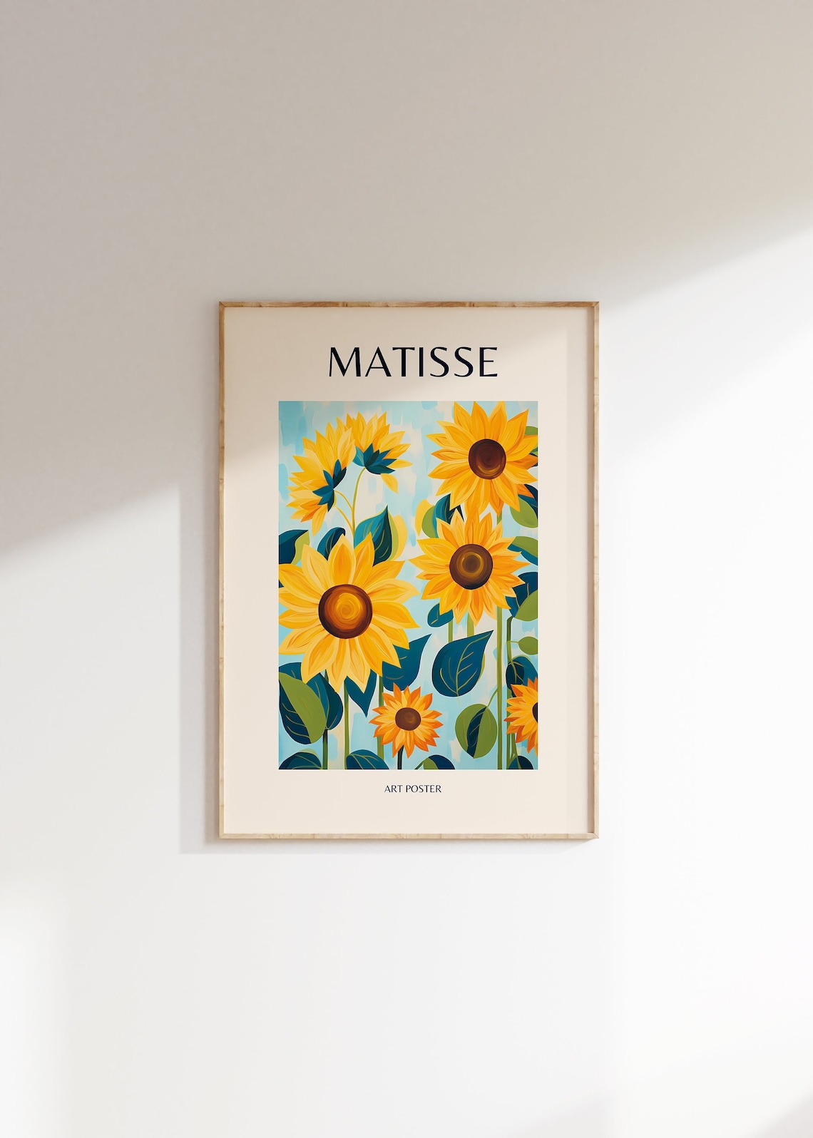 Henri Matisse Sunflower Field Yellow Floral Gallery Art Poster