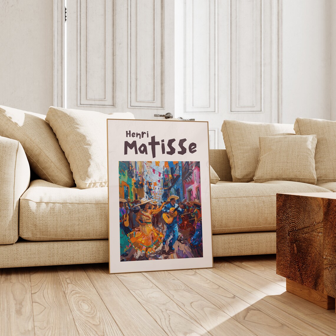 Henri Matisse Mariachi Street Music Festival Dance Art Poster - Image 2