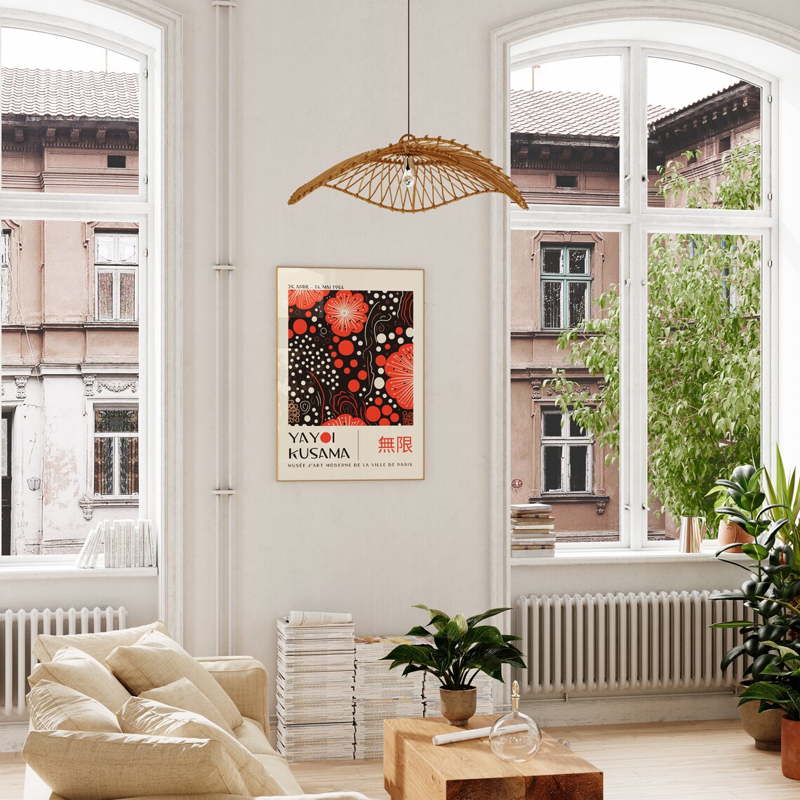 Yayoi Kusama Japanese Gallery Wall Art, Abstract Poster - Image 3