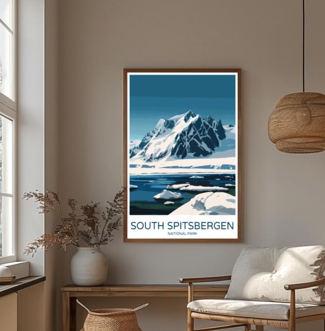 South Spitsbergen Arctic Glaciers And Ice Floes Travel Poster - Image 4