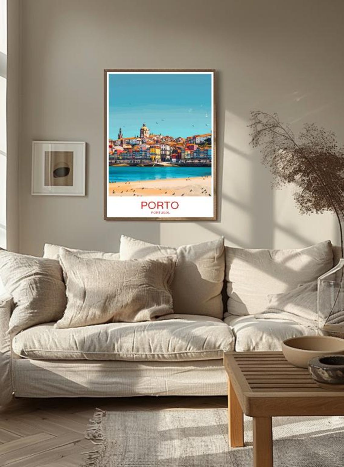 Porto Travel Poster Vibrant Cityscape Of Portugals Cultural Gem Wall Art Scenic Print Travel Gift - Image 3