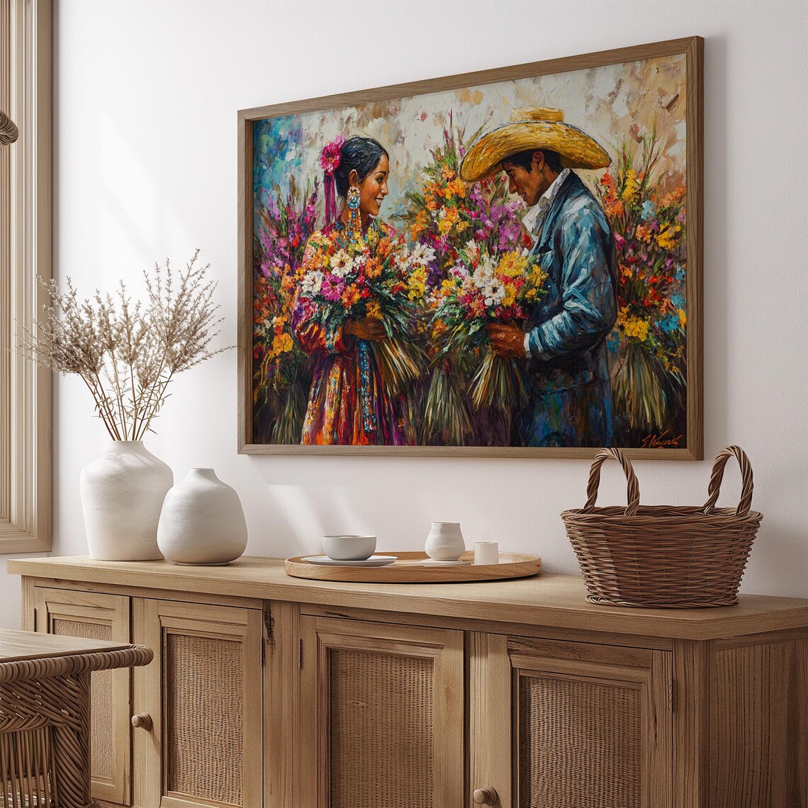 Mexican Wall Art - Home Decor Gift For Her