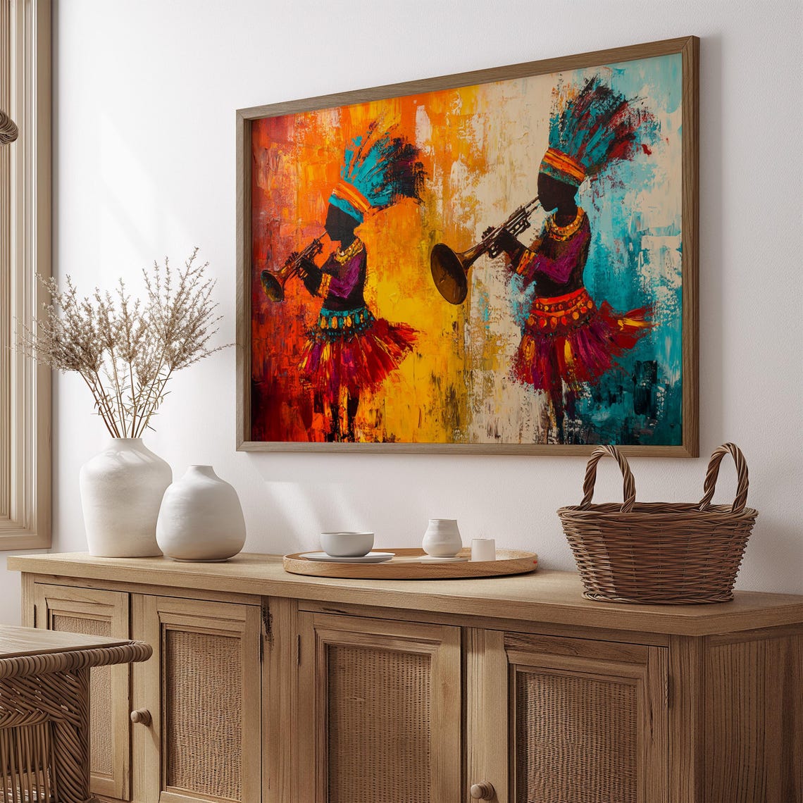 Mexican Wall Art Print, Gift for Her