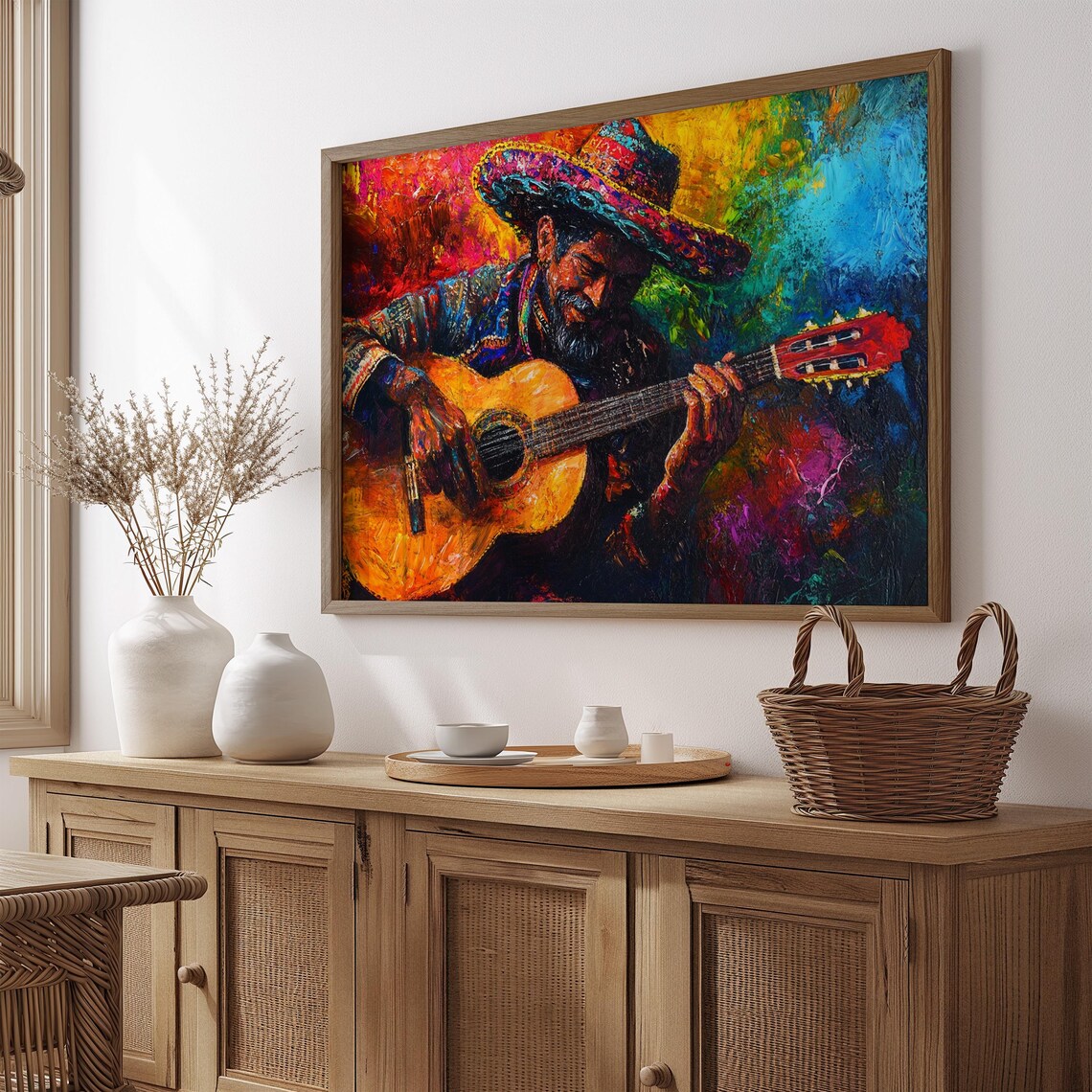 Mexican Art Print, Home Decor Gift For Her