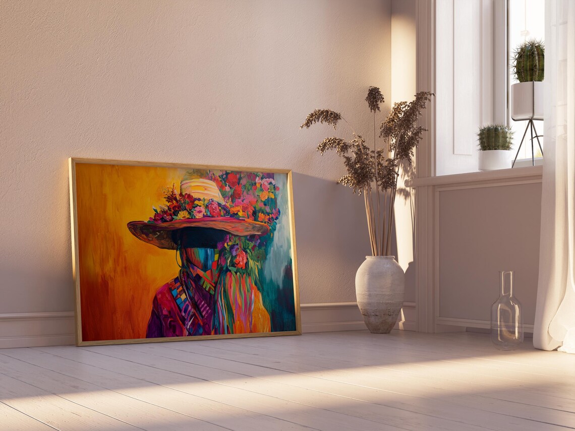 Mexican Art Print, Home Decor Gift for Her - Image 2
