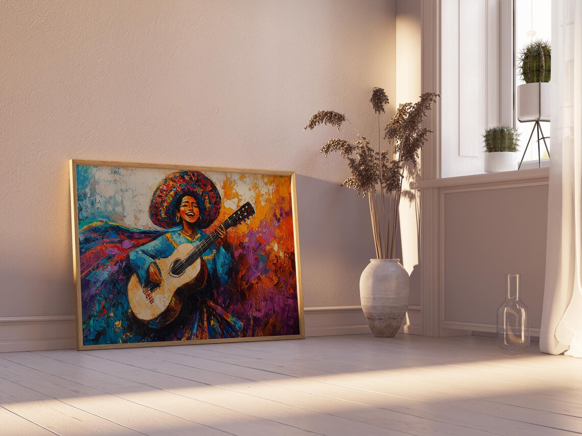 Mexican Art Print, Home Decor Gift For Her - Image 2