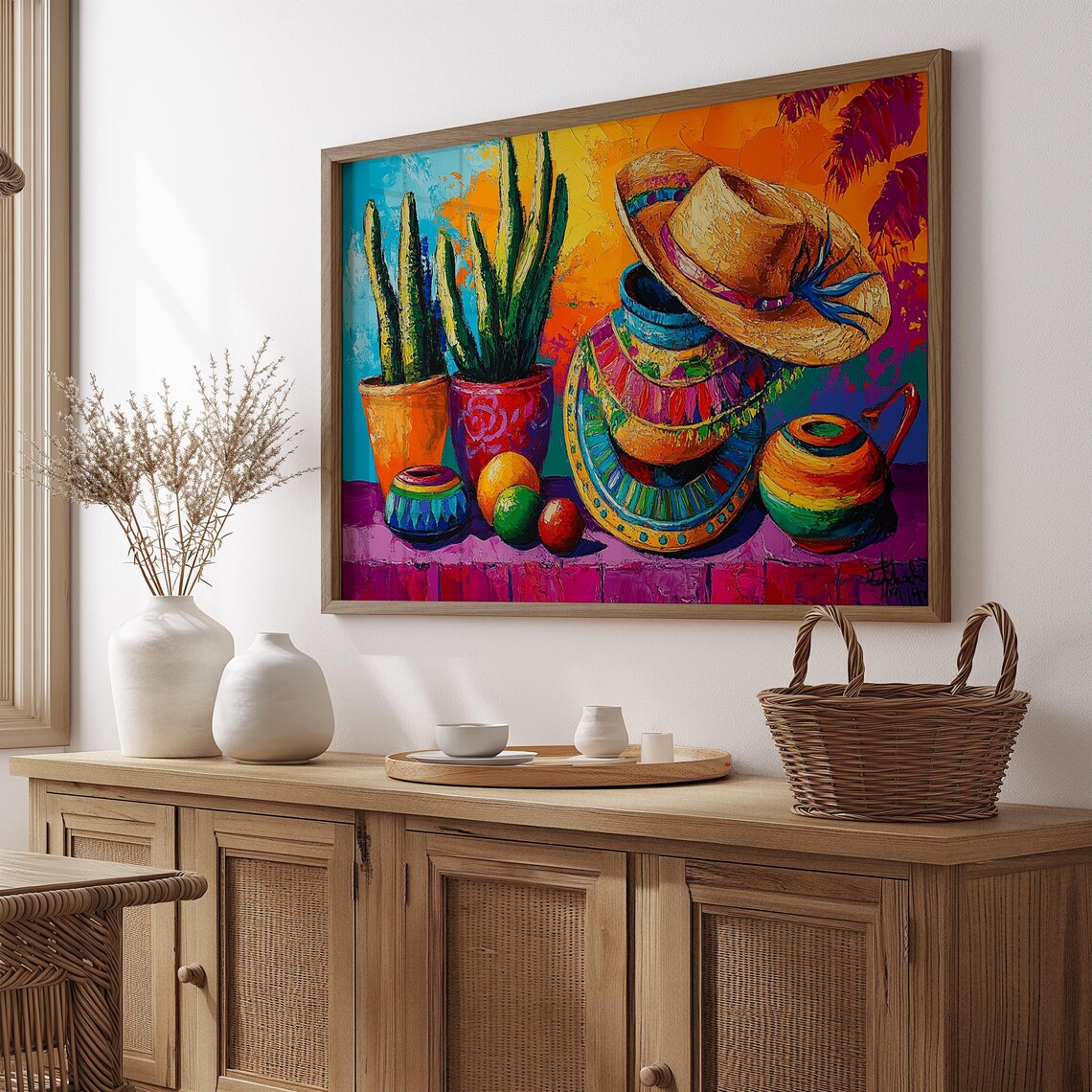 Mexican Art Print, Gift For Her