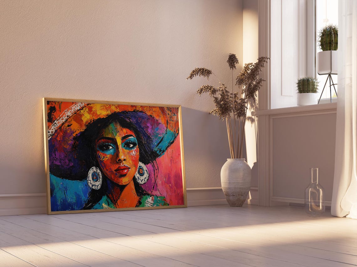 Mexican Wall Art Print, Gift for Her - Image 2