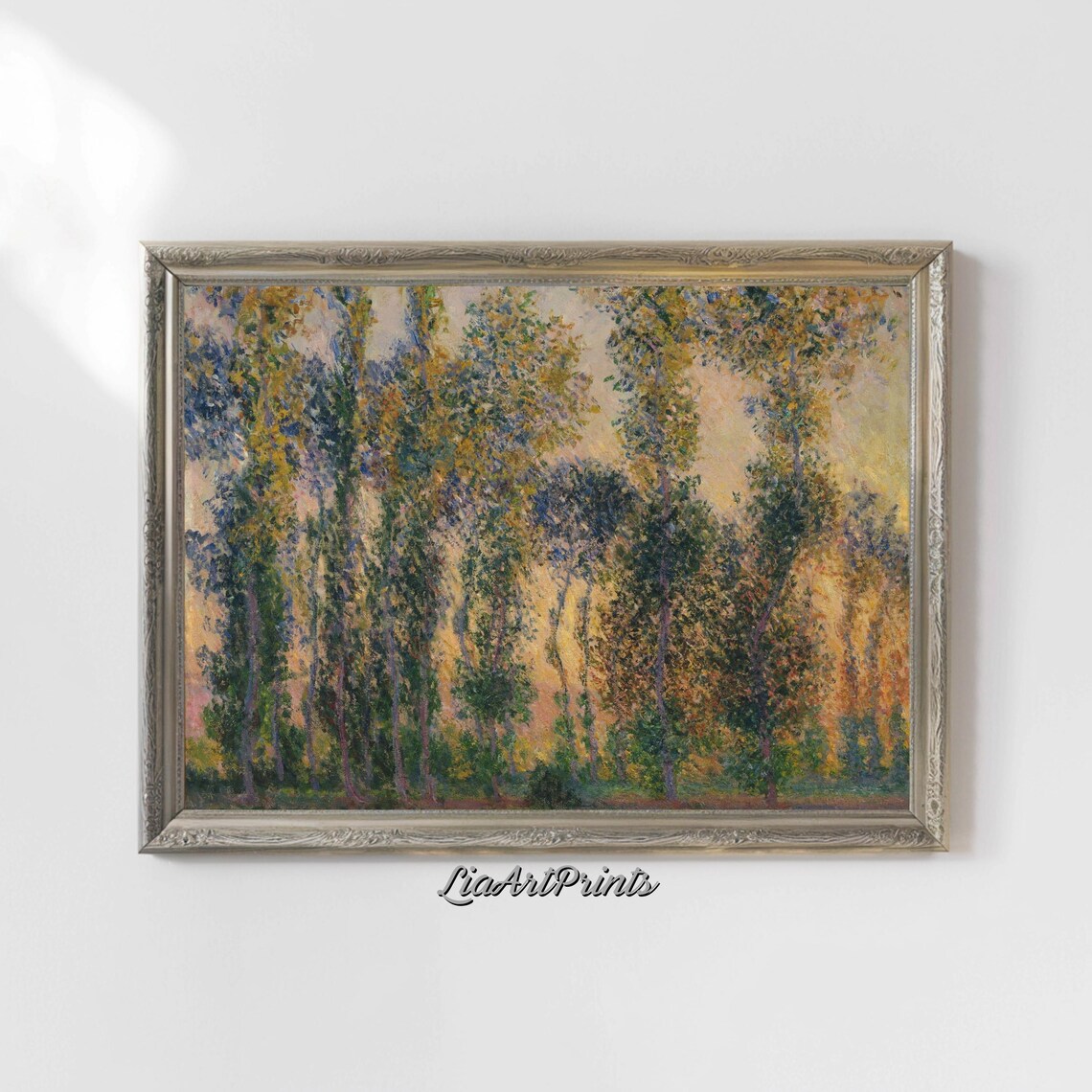 Impressionist Forest Art Print, Elegant Landscape Decor - Image 2