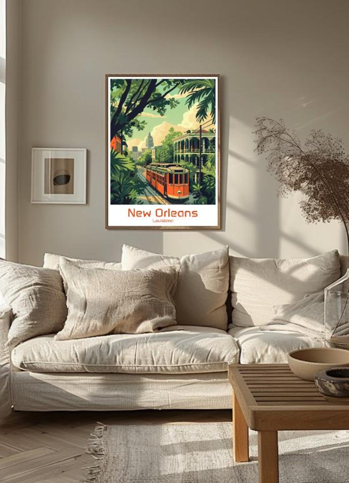 New Orleans Travel Poster French Quarter Wall Art Louisiana Cityscape Print Jazz Decor Vibrant New Orleans Artwork For Home - Image 3