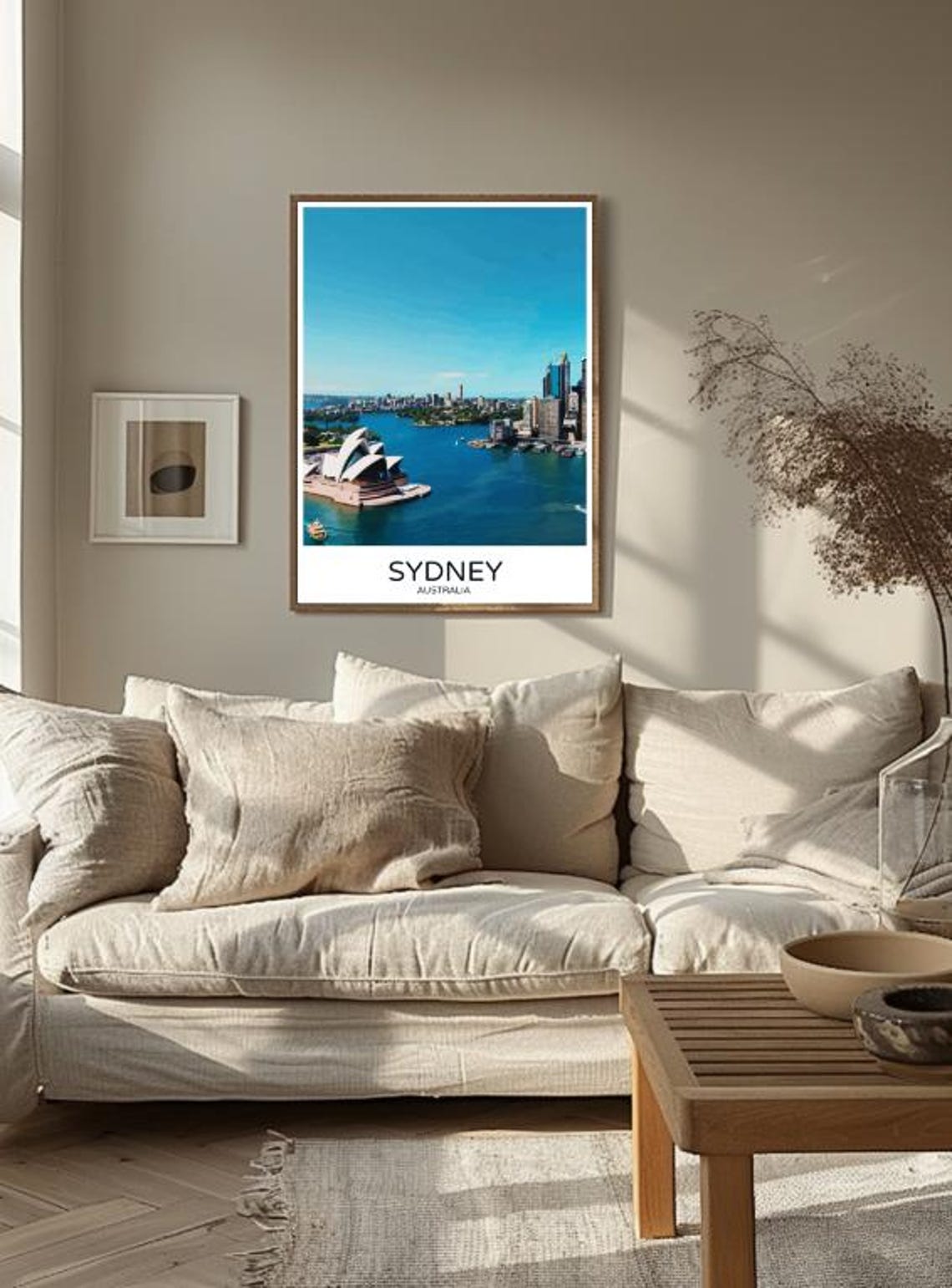 Sydney Australia Opera House Harbor Cityscape Minimalist Travel Poster - Image 2