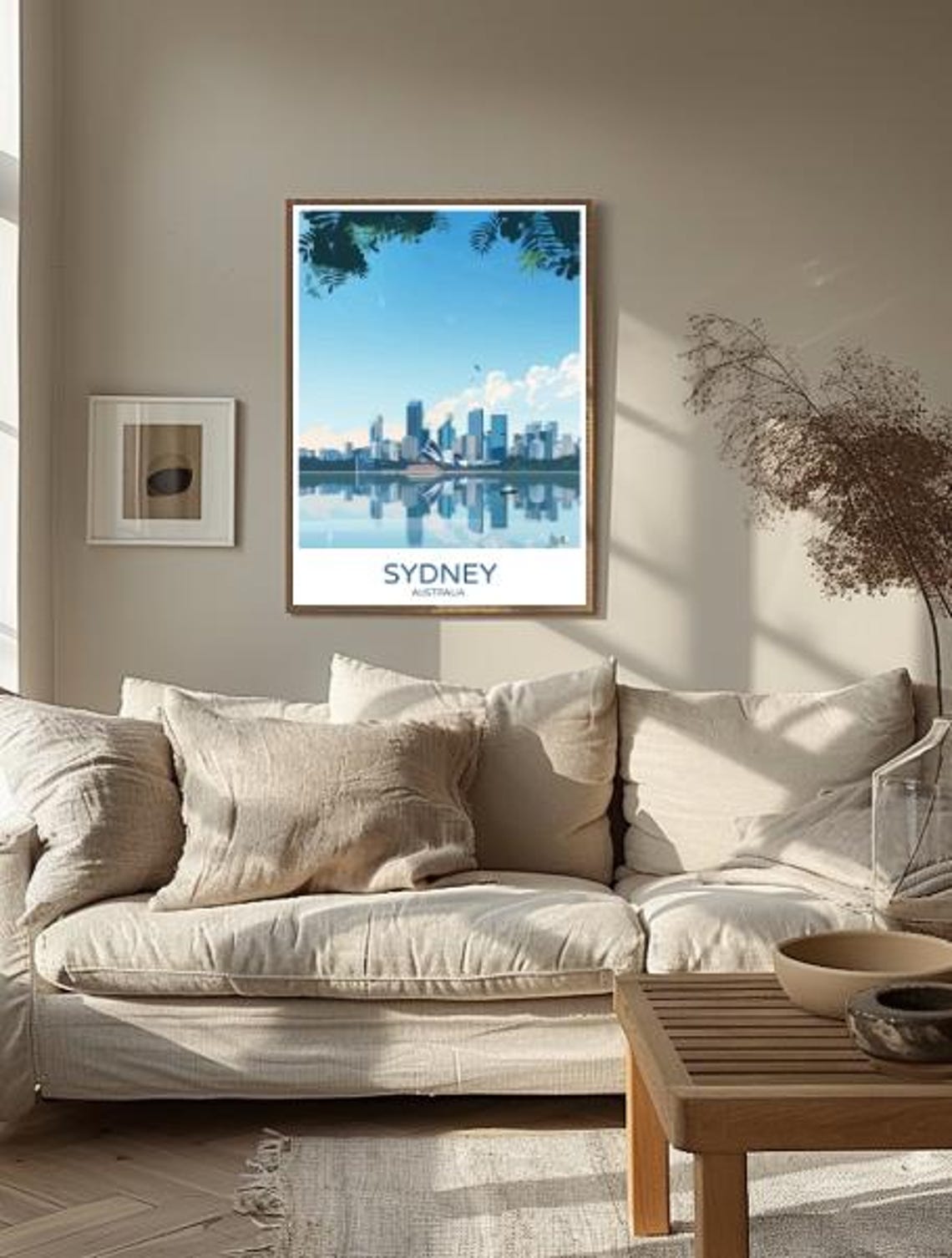 Sydney Australia Harbour Skyline Poster With Opera House Reflections - Image 2