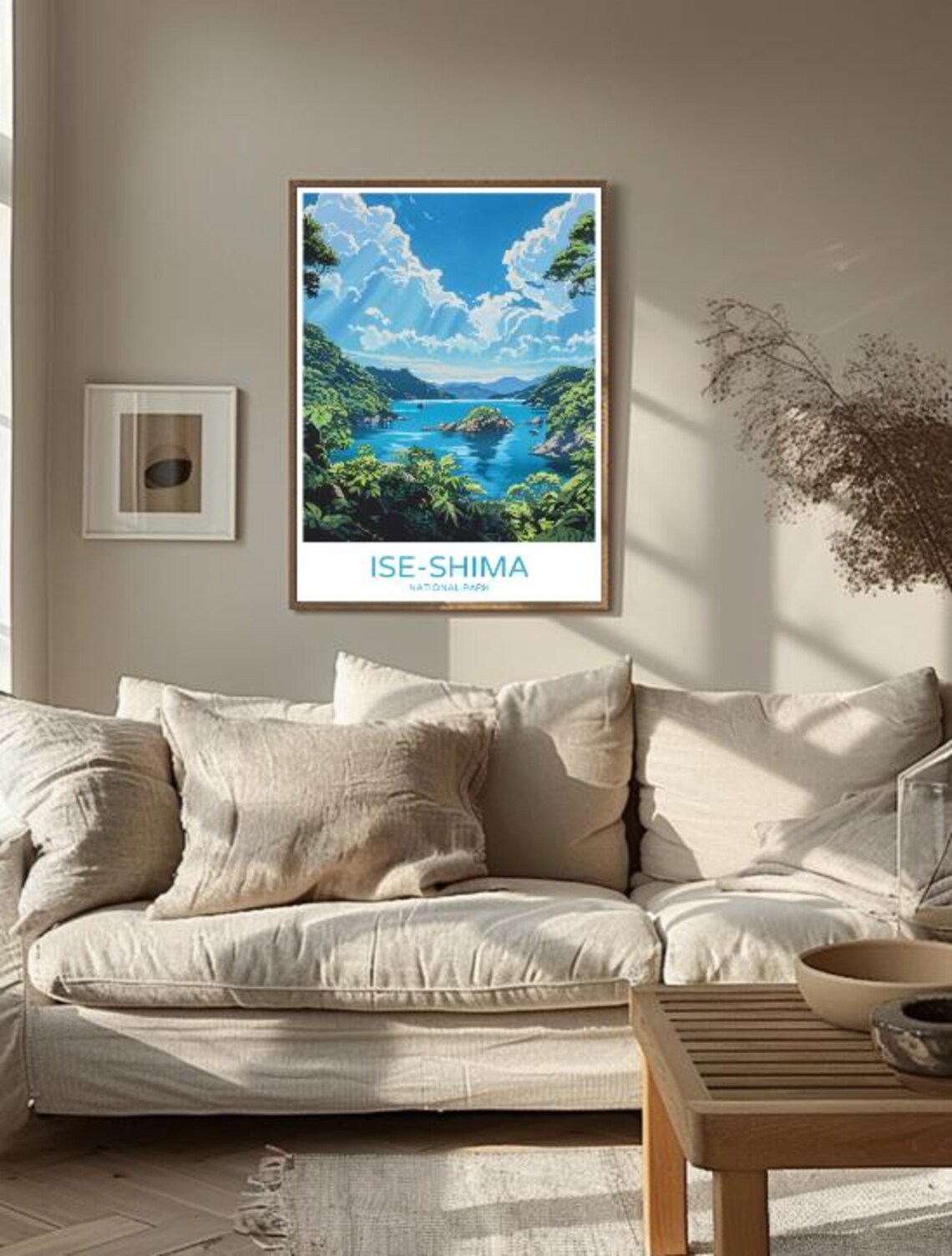 Ise-Shima National Park Japan Scenic Coastal Bay Island View Poster - Image 3