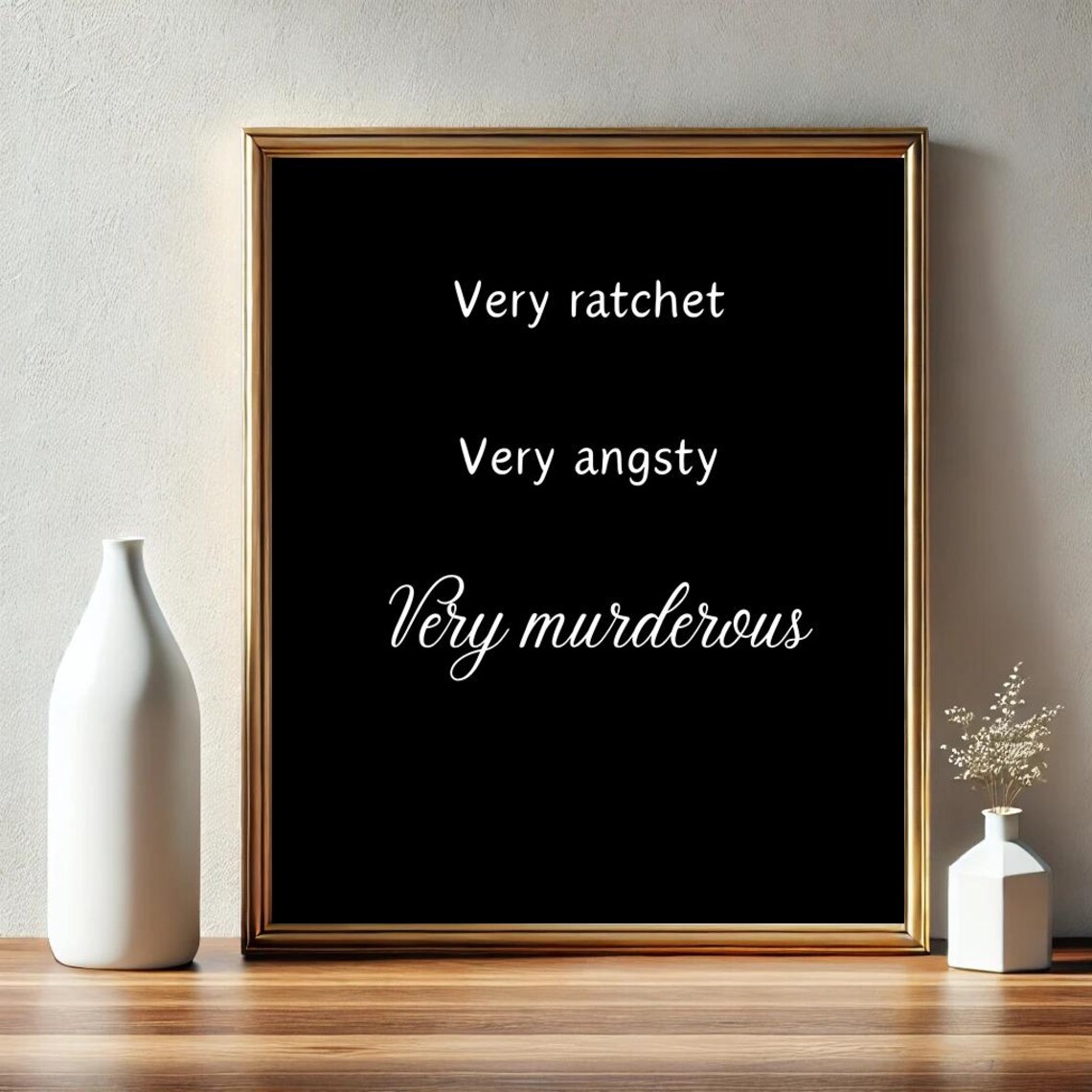 Very Demure Very Mindful Very Respectful Poster Set Funny Wall Art Retro Decor Quirky Wall Hanging - Image 2