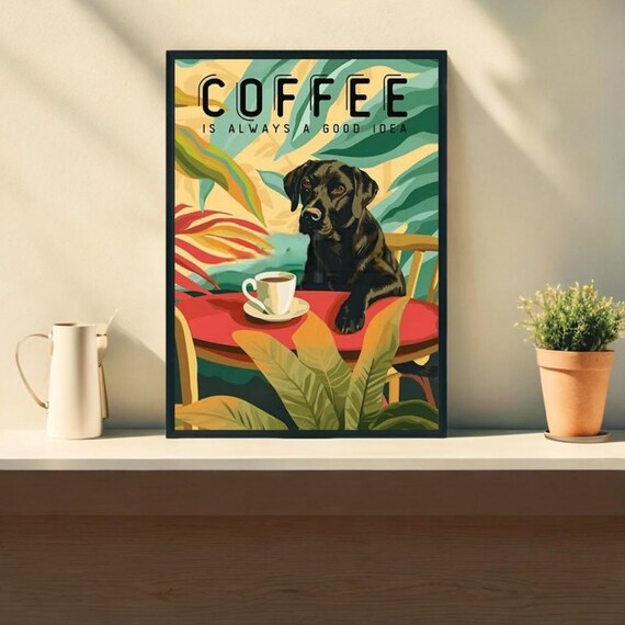 Animal Printed Painting, Cafe Decor Art Print