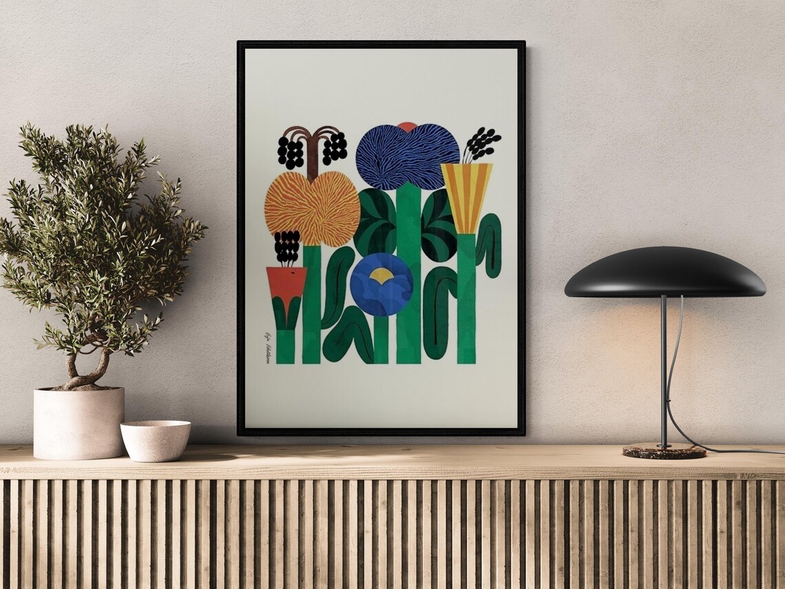Modern Painting, Nordic Style Living Room Art