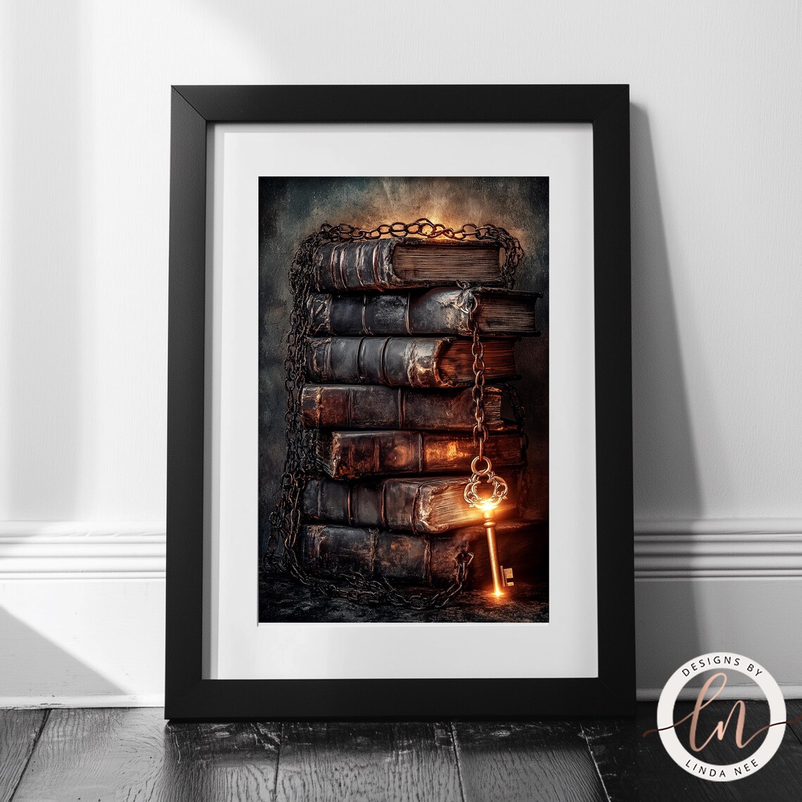 Forbidden Knowledge, Dark Academia Book Art Print - Image 2