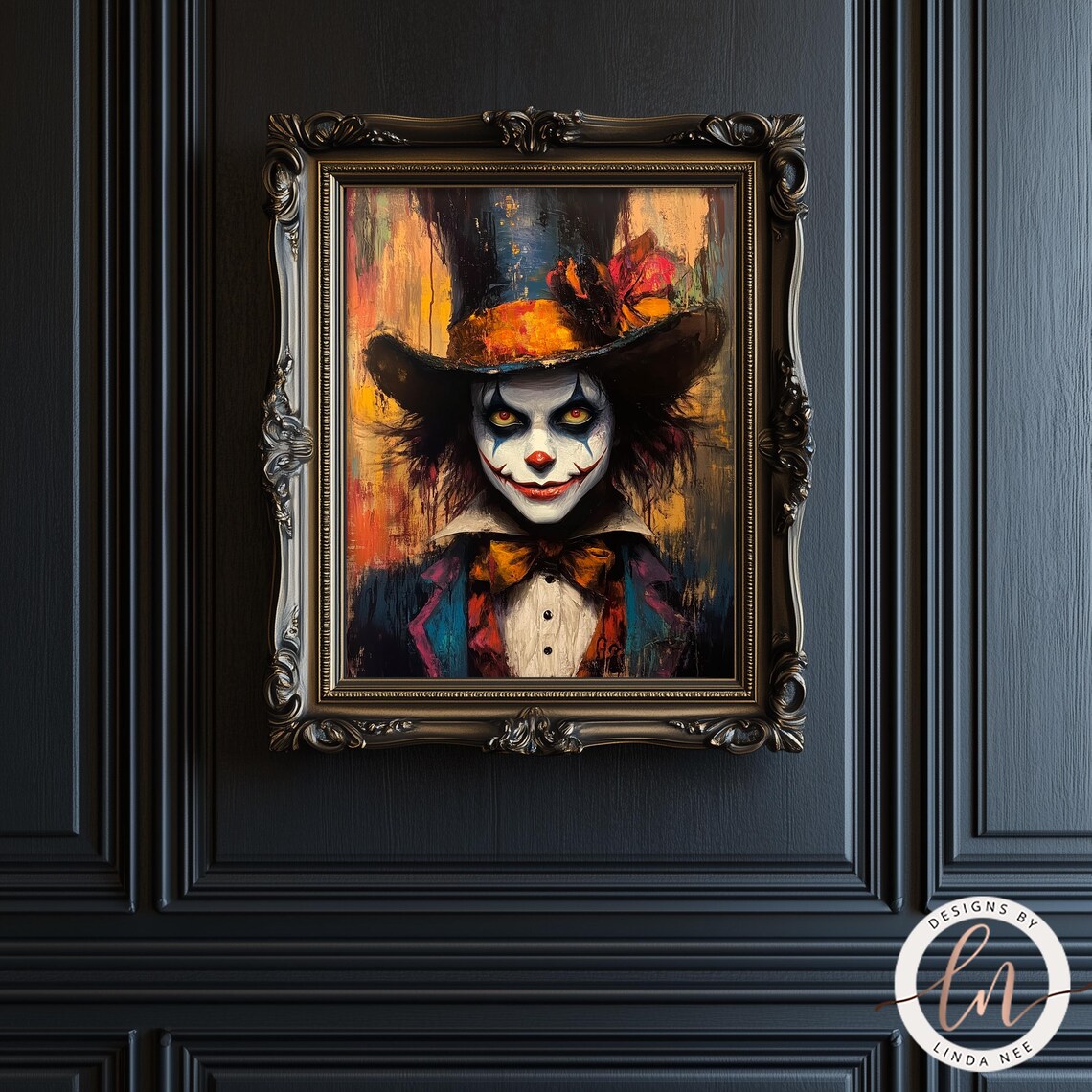 Mad Hatter Art Print, Dark Academia Literature Decor - Image 2
